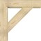 Ekena Millwork Traditional Block Rough Sawn Bracket w/ Offset Brace, Douglas Fir, 8"W x 32"D x 32"H BKT0806X32X32TRA05RDF - alternate 2